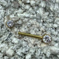 Barbell Titan 1.6mm mit Kugeln und Zirkonia