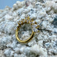 Ring/Clicker Titan 1.2mm mit Zirkonia Marquise 8mm