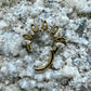 Ring/Clicker Titan 1.2mm mit hohlem Marquise und Zirkonia 8mm