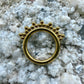 Ring/Clicker Titan 1.2mm orientalisch mit Dots 8mm