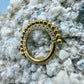 Ring/Clicker Titan 1.2mm mit Zirkonia und Dots 8mm