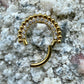 Ring/Clicker Titan 1.2mm mit Zirkonia und Dots 8mm