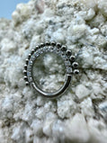 Ring/Clicker Titan 1.2mm mit Zirkonia und Dots 8mm