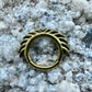 Ring/Clicker Titan 1.2mm mit Flügeln 8mm