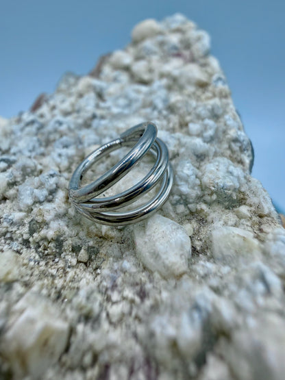 Ring/Clicker Titan 1.2mm dreifach 8mm
