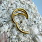 Ring/Clicker Titan 1.2mm dreifach mit Zirkonia Außenseite 8mm