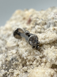 Labret Titan 1.2mm mit Zirkonia und Dots 6mm