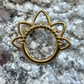 Ring/Clicker Titan 1.2mm floral 8mm