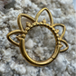 Ring/Clicker Titan 1.2mm floral 8mm