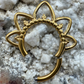 Ring/Clicker Titan 1.2mm floral 8mm