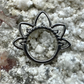 Ring/Clicker Titan 1.2mm floral 8mm