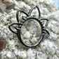 Ring/Clicker Titan 1.2mm floral 8mm