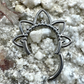 Ring/Clicker Titan 1.2mm floral 8mm