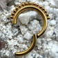 Ring/Clicker Titan 1.2mm mit Dots 8mm