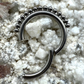 Ring/Clicker Titan 1.2mm mit Dots 8mm
