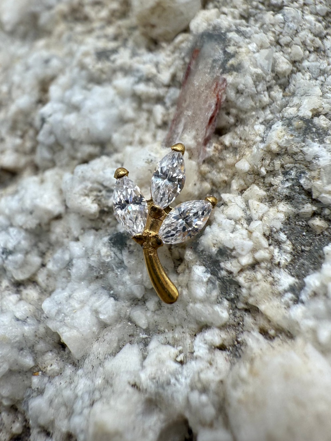 Labret Titan 1.2mm mit Zirkonia-Zweig 7mm