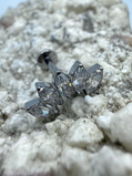 Labret Titan 1.2mm mit Fünffach Zirkonia-Marquise 12mm