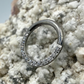 Ring/Clicker Titan 1.2mm mit Zirkonia Vorne