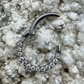 Ring/Clicker Titan 1.2mm mit Zirkonia Vorne