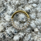 Ring/Clicker Titan 1.2mm mit Zirkonia Vorne
