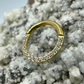 Ring/Clicker Titan 1.2mm mit Zirkonia Vorne
