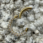 Ring/Clicker Titan 1.2mm mit Zirkonia Vorne